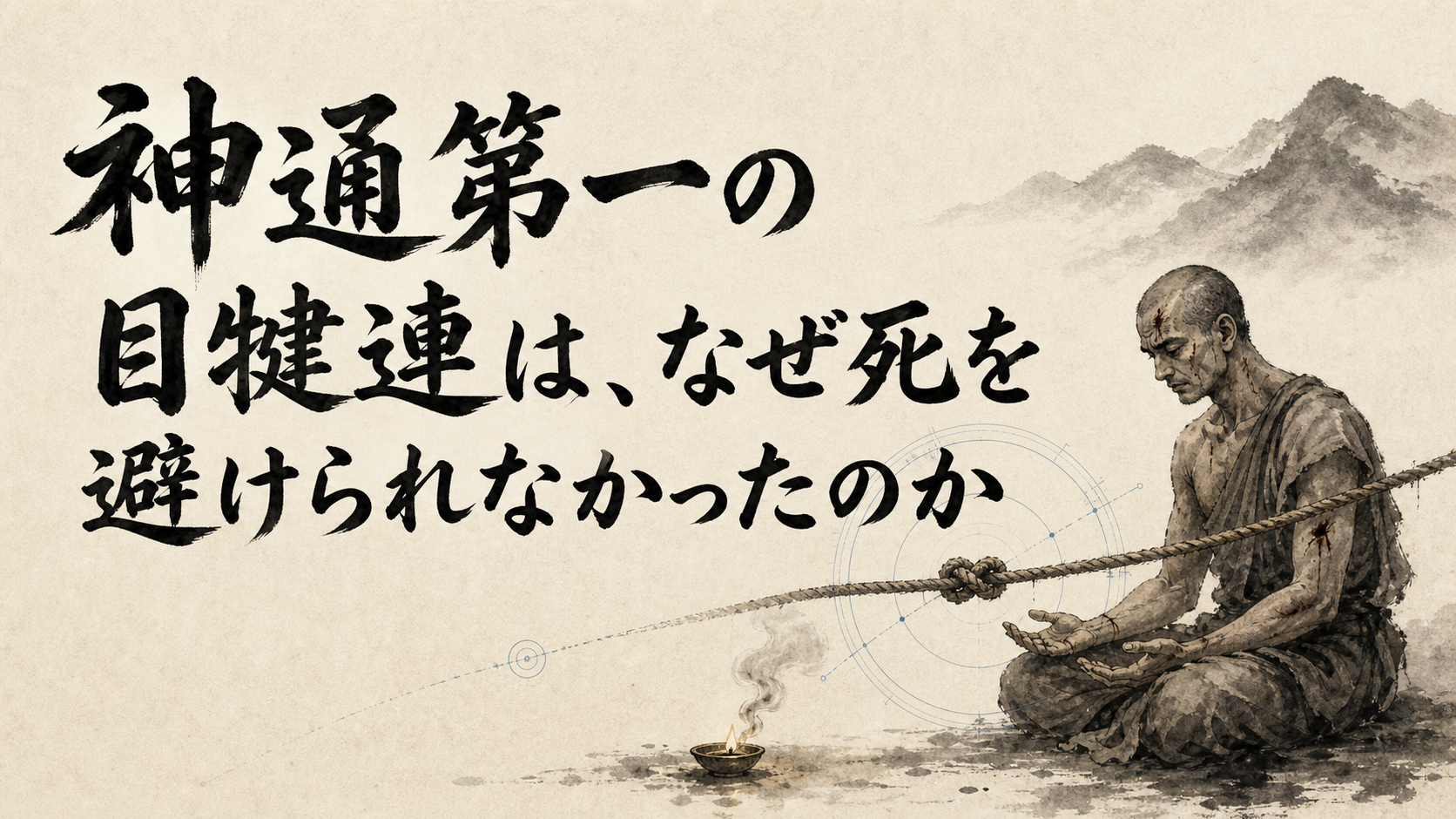 神通第一の目犍連は、なぜ死を避けられなかったのか