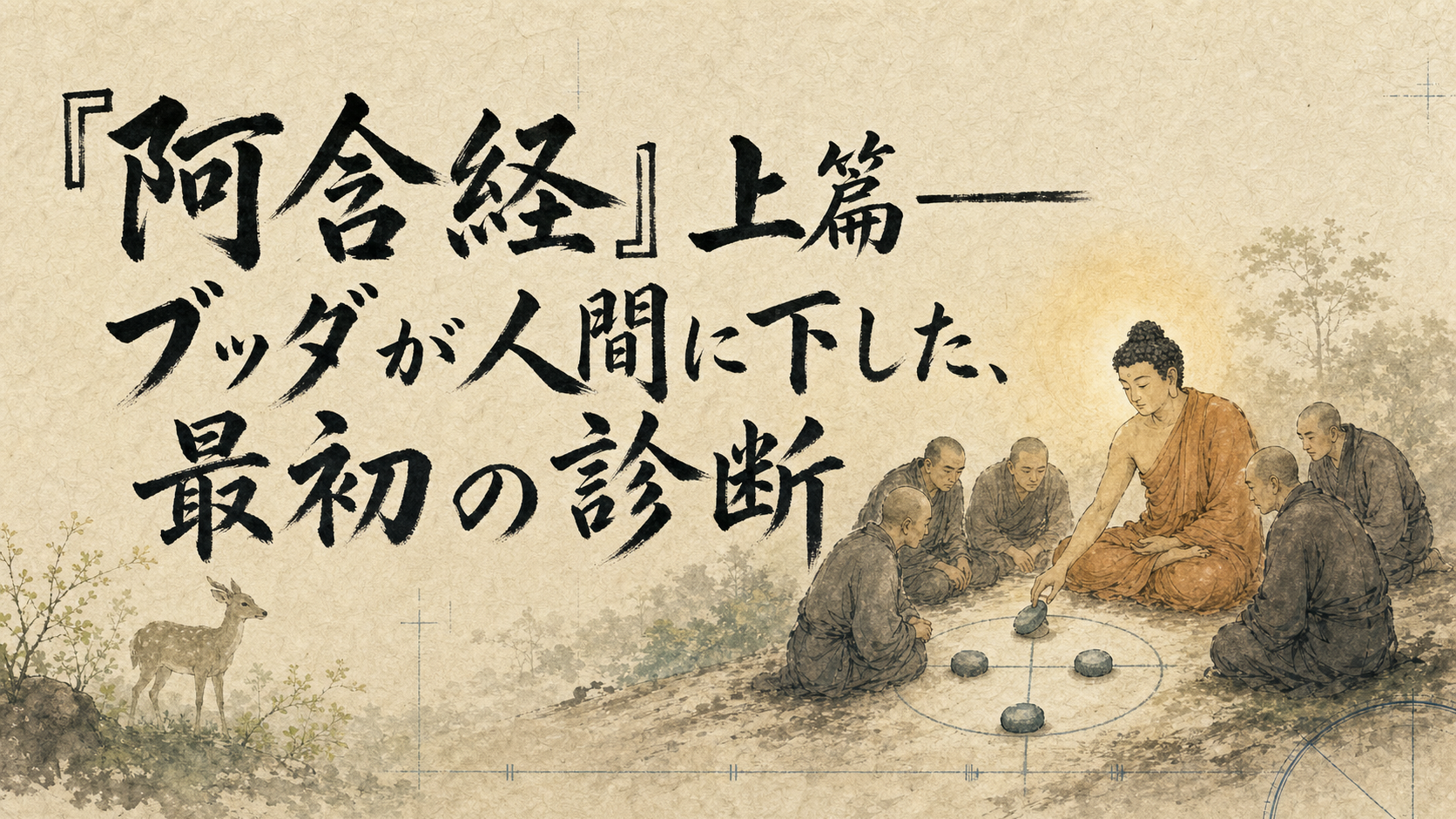 『阿含経』上篇――ブッダが人間に下した、最初の診断