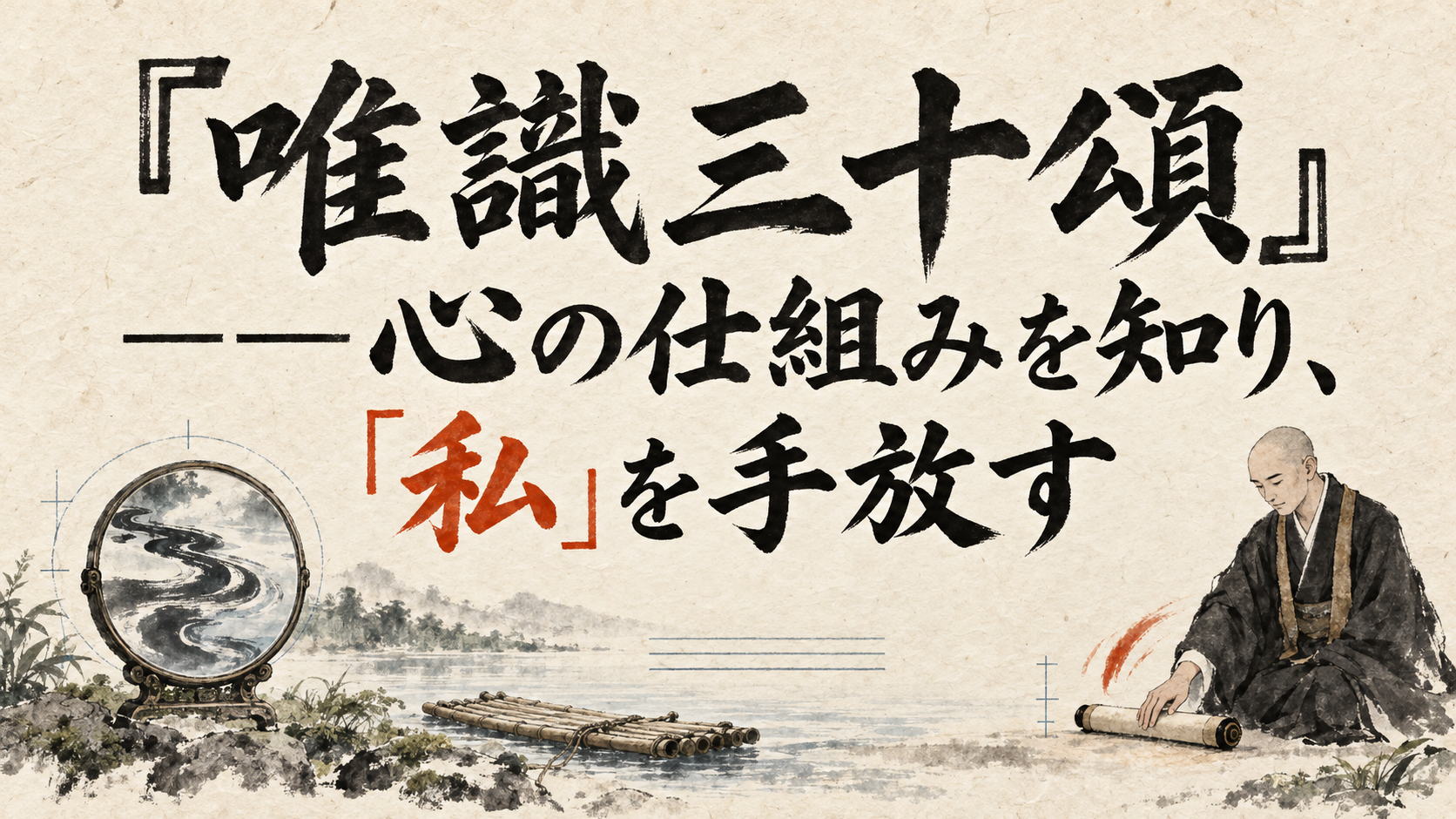 『唯識三十頌』——心の仕組みを知り、「私」を手放す