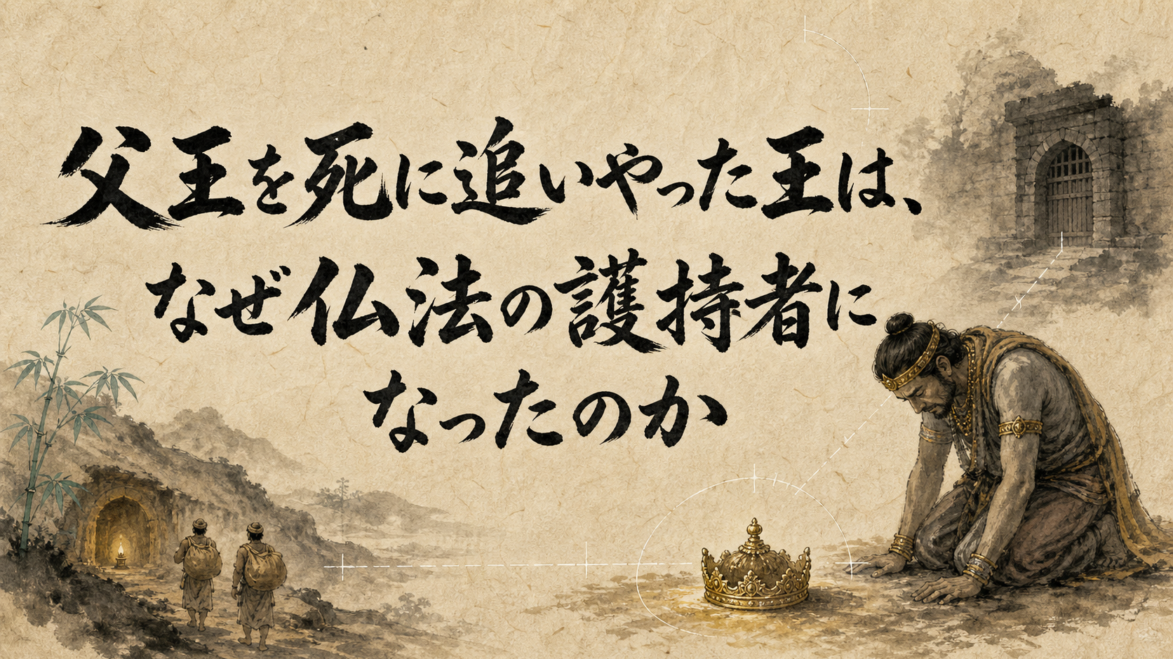 父王を死に追いやった王は、なぜ仏法の護持者になったのか