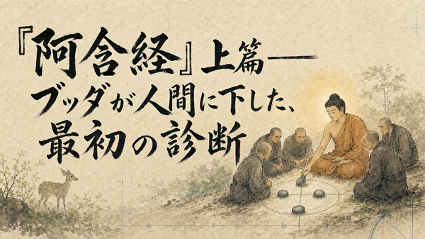 『阿含経』上篇――ブッダが人間に下した、最初の診断
